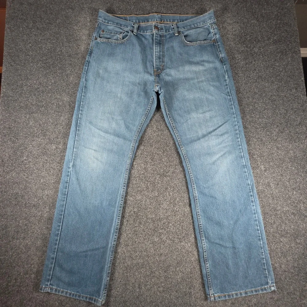 Levi's 559 Relaxed Straight Jeans Mens 36x32 Blue Medium Wash Denim 00559-0733